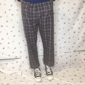 Nice lounge plaid purple pants
